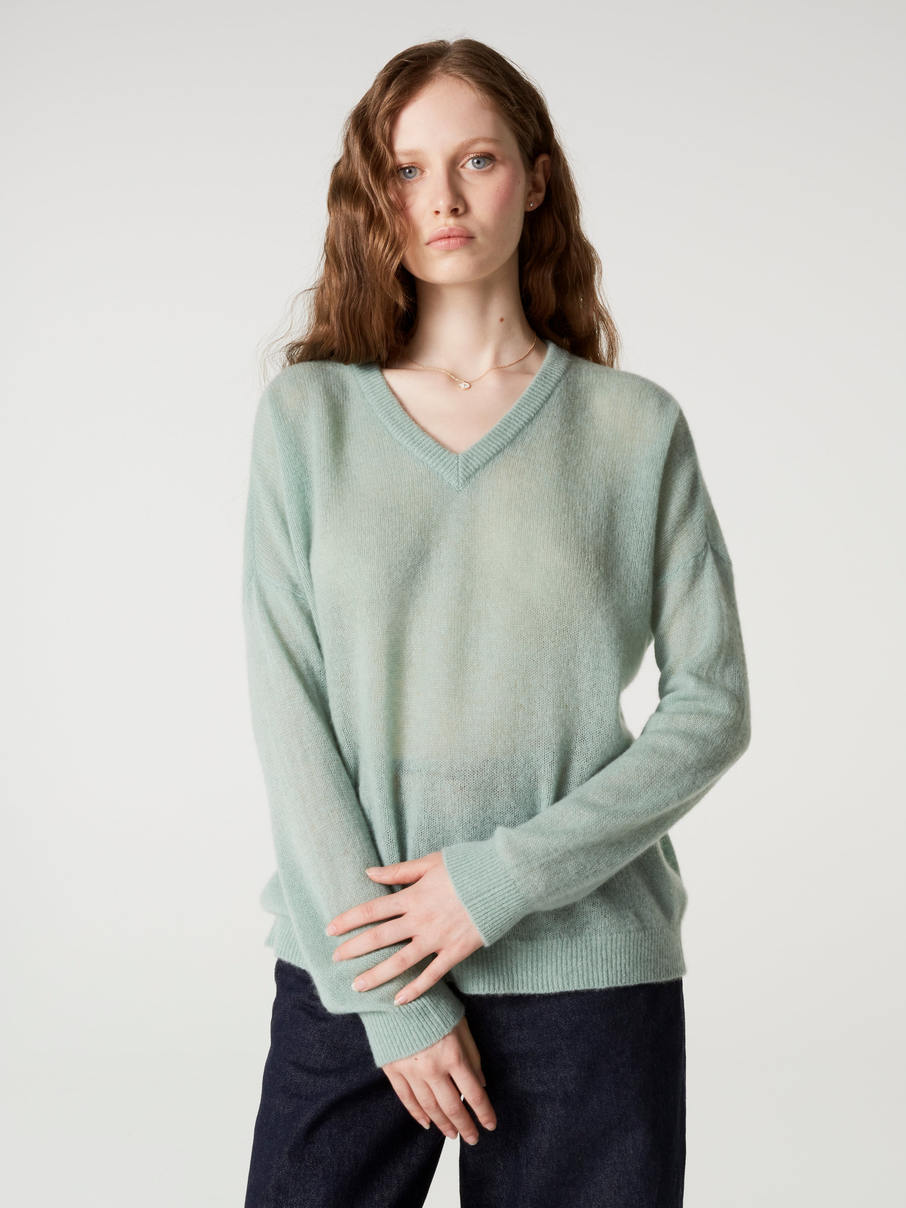 absolut-angelica-oversize-pullover-damen-v-ausschnitt-fein-kaschmir image 6