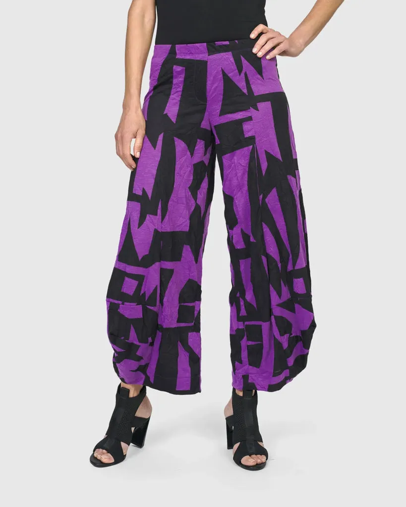 alembika-infinity-punto-pants-violet-schlupfhose image 1