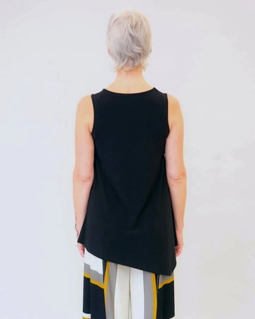 alembika-essential-asymmetrical-tank-top-schwarz image 2