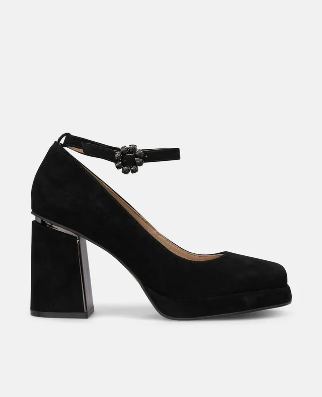 alma-en-pena-riemchenpumps-leder-schwarz-blockabsatz-8-5-cm image 1