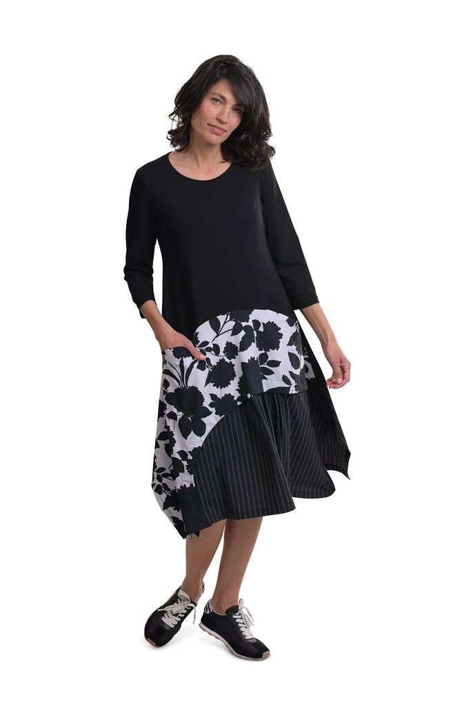 alembika-tekbika-clio-kleid-damen-jersey-kleid-schwarz image 1