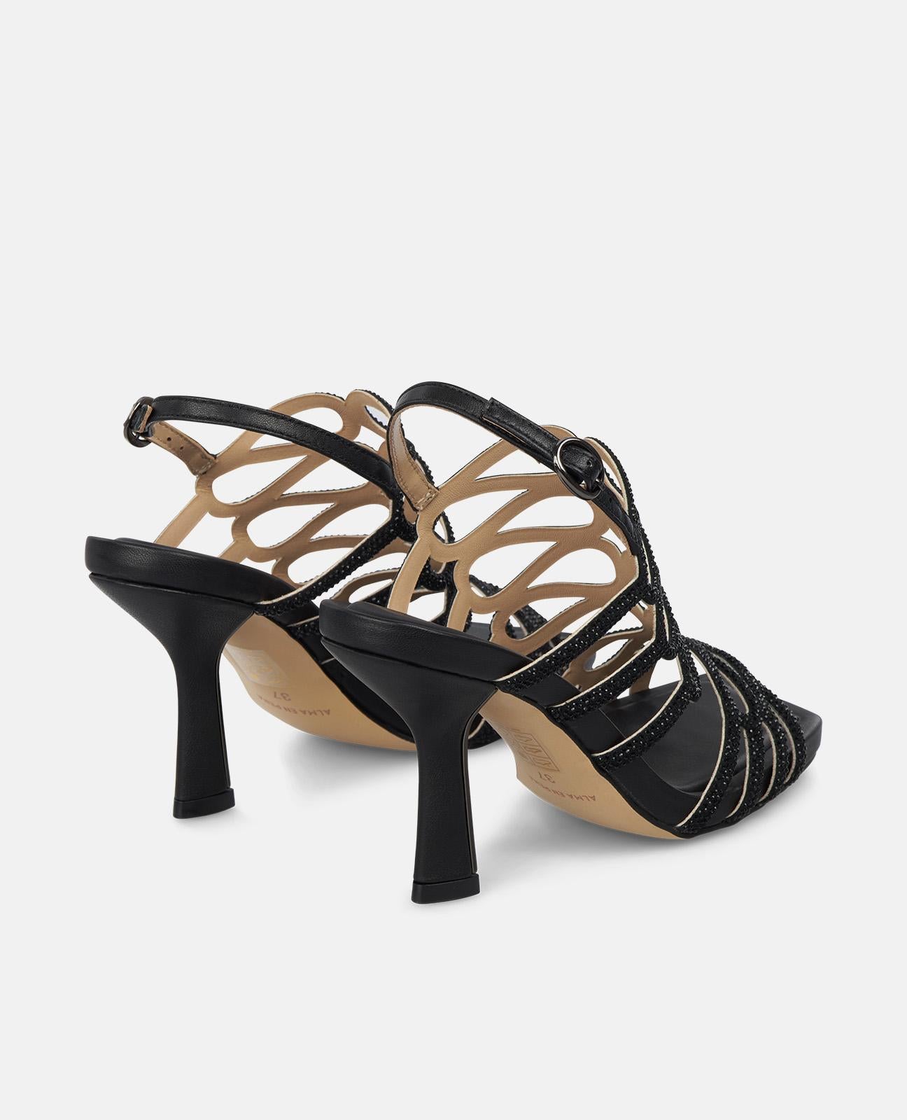 alma-en-pena-crisscross-heel-sandal-sandalette-schwarz-9-cm image 3