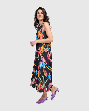 alembika-palm-springs-sleeveless-dress-bloom-damen-midikleid image 3
