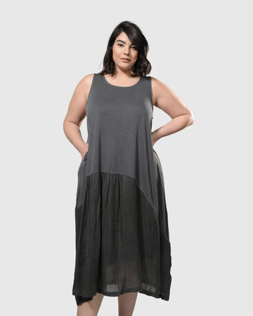 alembika-dana-flow-tank-kleid-dove-grey image 2