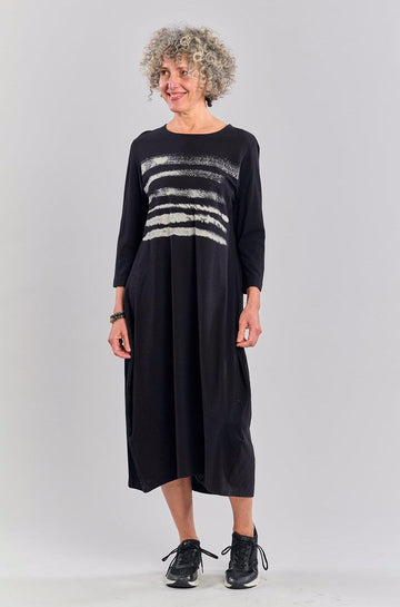alembika-chalk-stripe-midi-dress-black-baumwoll-midikleid image 4
