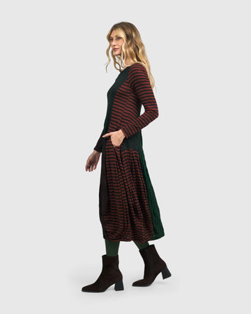 alembika-juno-crew-cocoon-kleid-stripes image 6