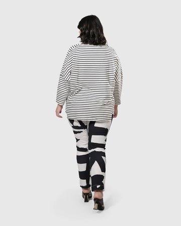 alembika-urban-jagger-stripe-top-schwarz-stretch-baumwoll-shirt image 4