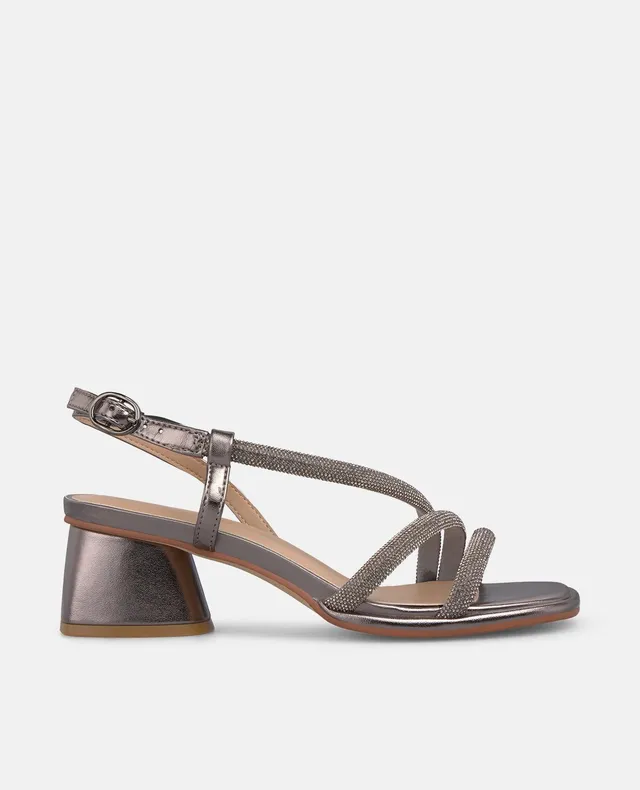 alma-en-pena-mid-heel-sandale-mit-tubular-riemen-silber-4-5-cm image 1