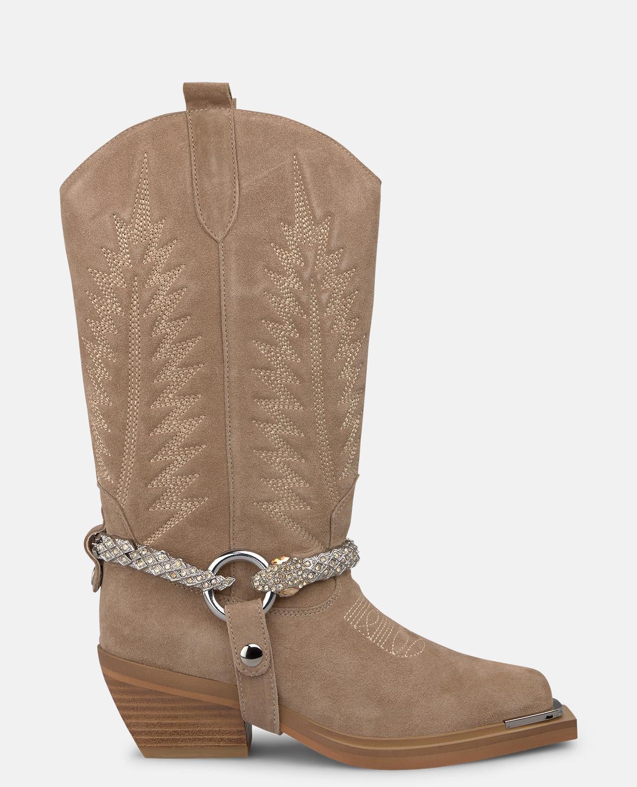 alma-en-pena-suede-cowboy-boots-vis-n-westernstiefel-mit-metallkappe image 1