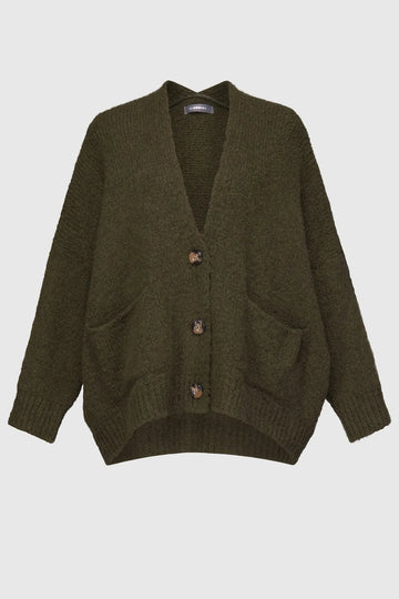 alembika-signature-cardy-strickjacke-khaki image 2