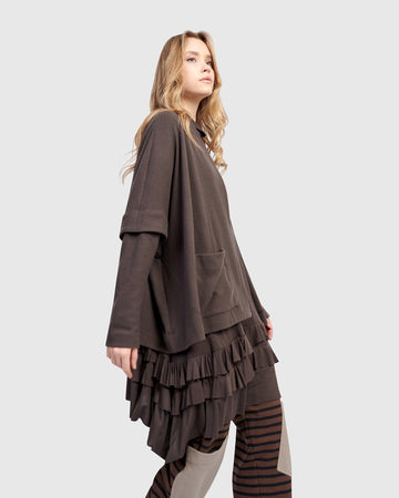 alembika-urban-cloud-nestle-cardigan-mocha-kimono-strickjacke image 4