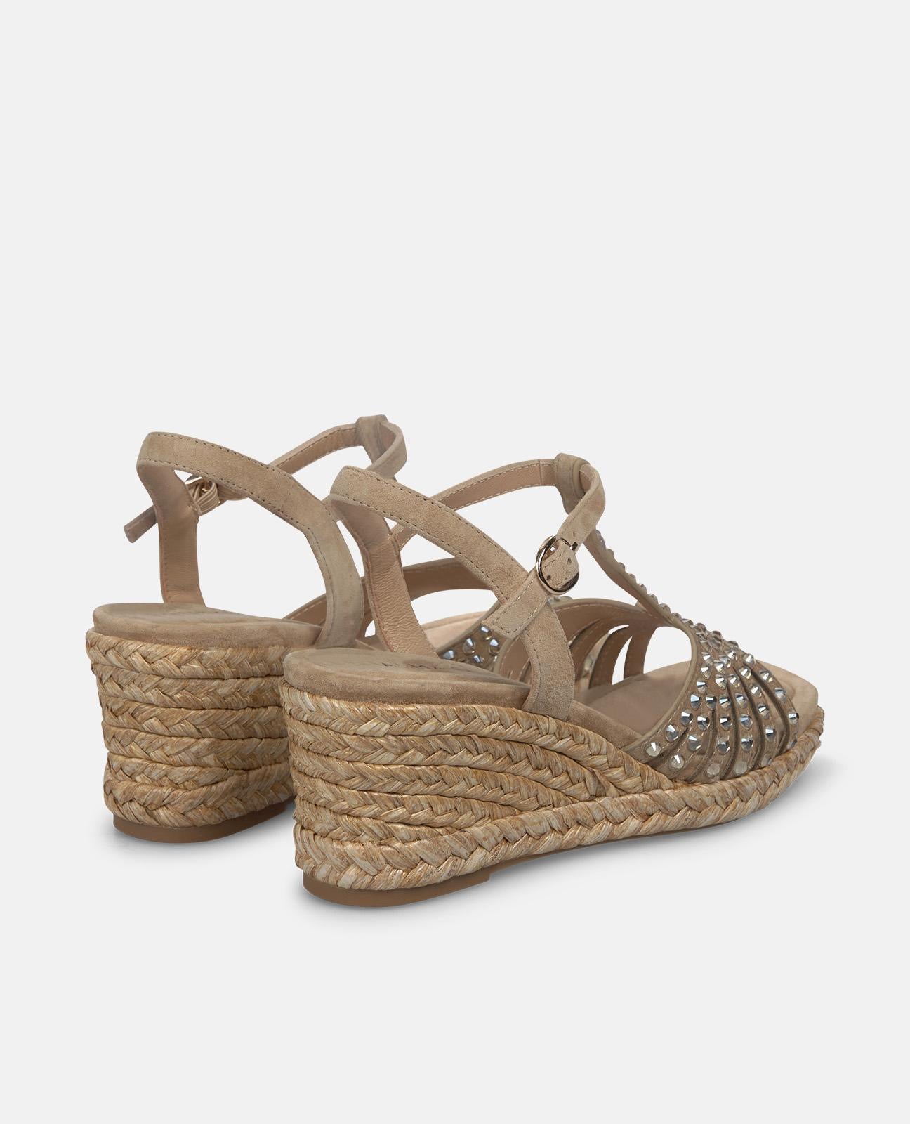 alma-en-pena-weved-keilsandalen-mit-strass-arena image 3