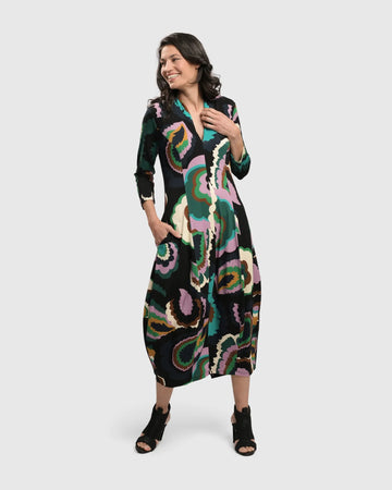 alembika-intermezzo-cocoon-kleid-v-ausschnitt image 8
