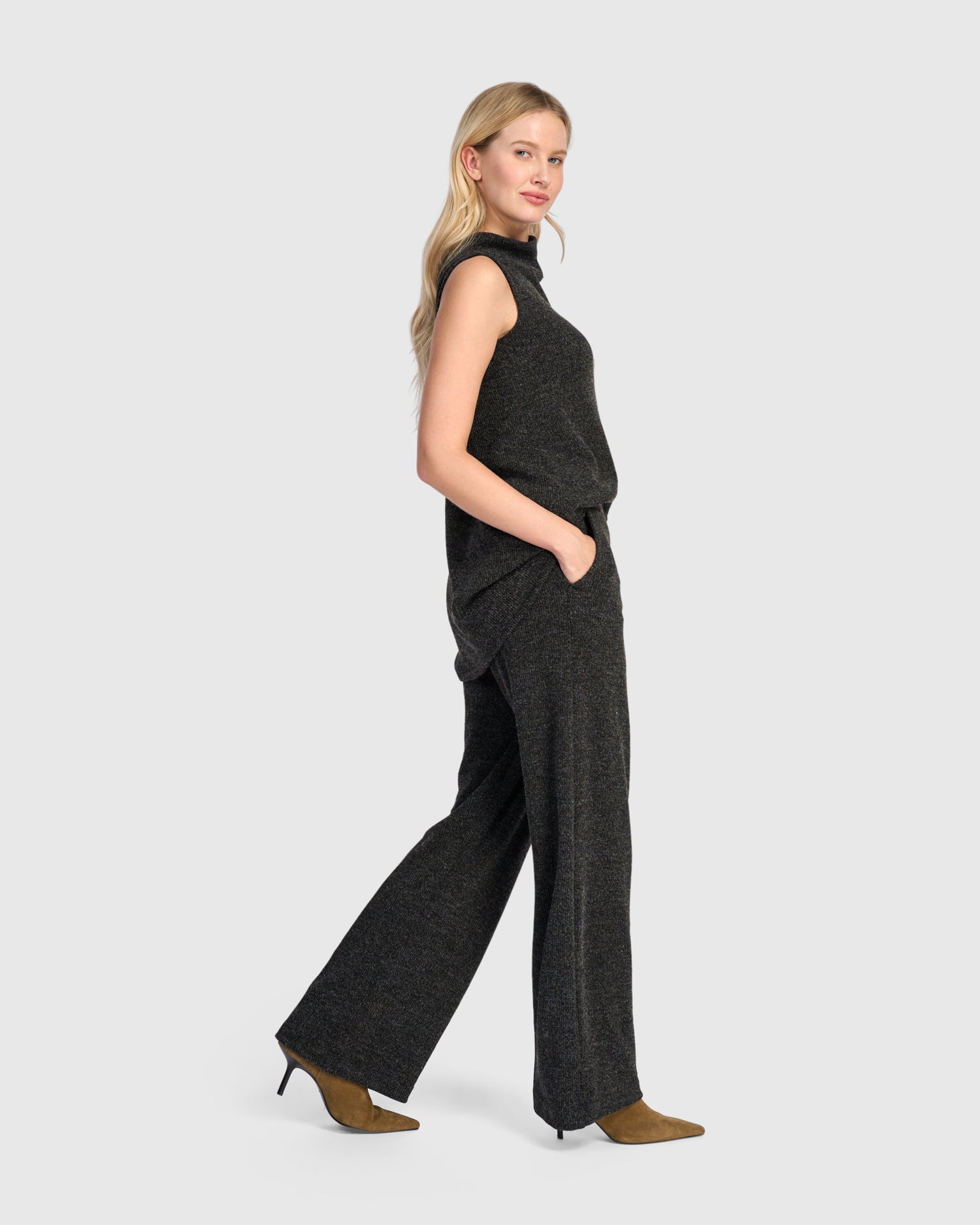 alembika-urban-marl-knit-sleeveless-tunic-shadow-damen-tunika image 3