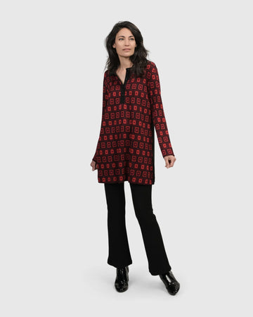 alembika-dynamite-days-button-down-tunika-rot image 6