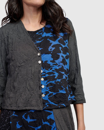 alembika-capricorn-crop-cardigan-strickjacke-blau image 2