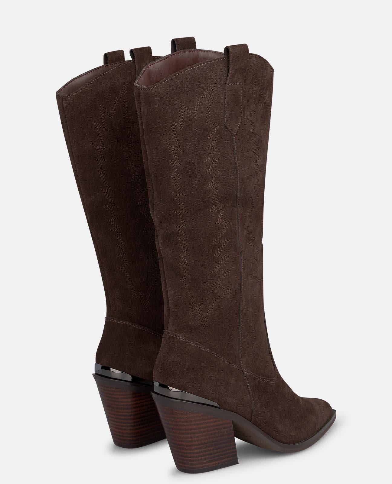 alma-en-pena-suede-cowboy-boots-cowboystiefel-braun-8-cm image 3