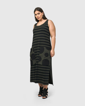 alembika-urban-maxi-tank-dress-khaki image 7