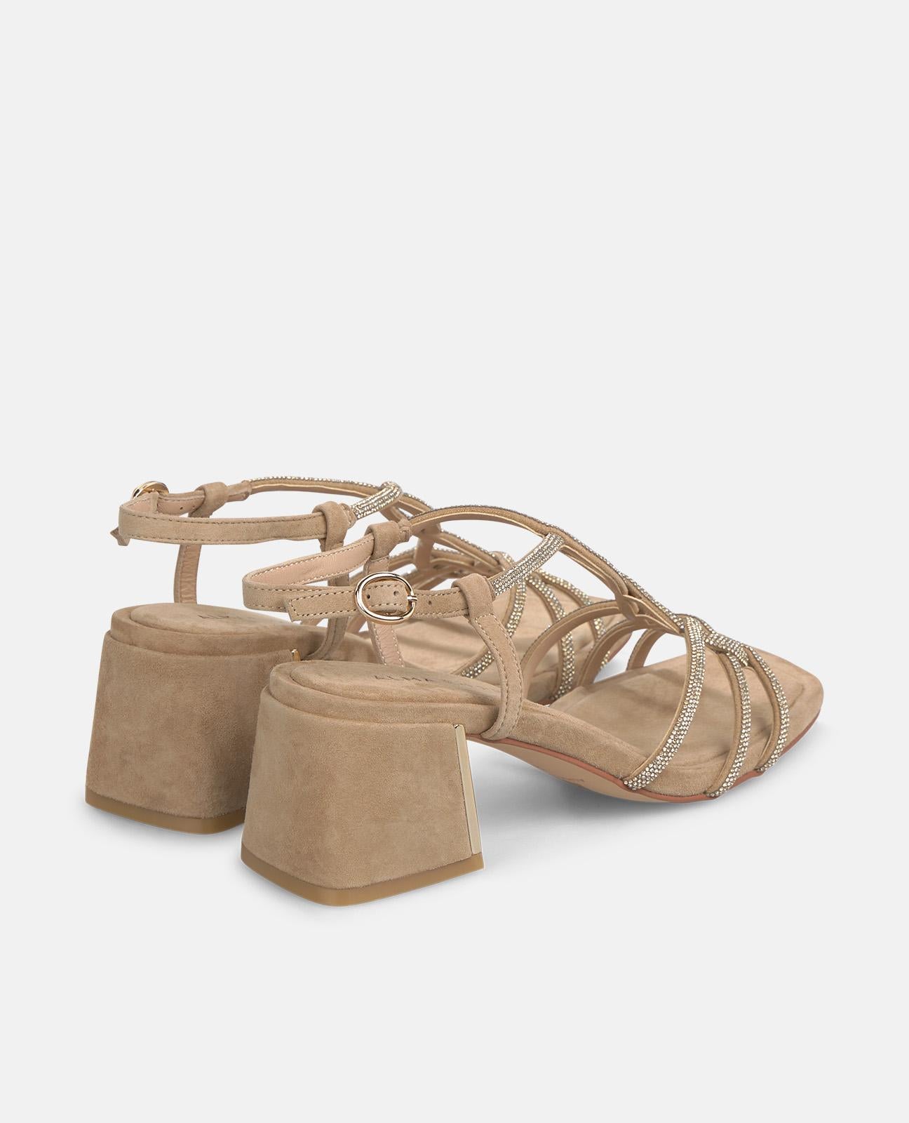 alma-en-pena-multi-strap-sandale-6-cm-mittelabsatz-sand image 3