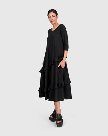 alembika-urban-staple-flutter-kleid-schwarz image 3