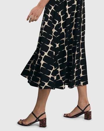 alembika-amalfi-trapeze-dress-black-ivory-midi-kleid image 8