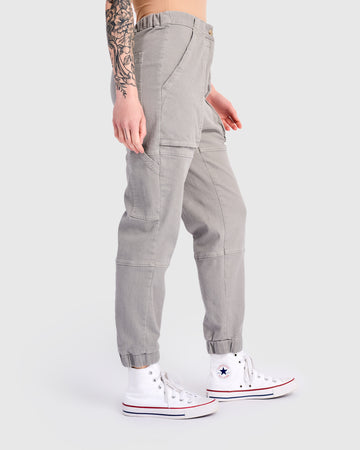 alembika-cargo-jogger-pants-grau-high-rise-cargohose-mit-b-ndchen image 6