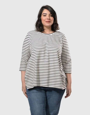 alembika-urban-edge-stripe-top-schwarz image 4