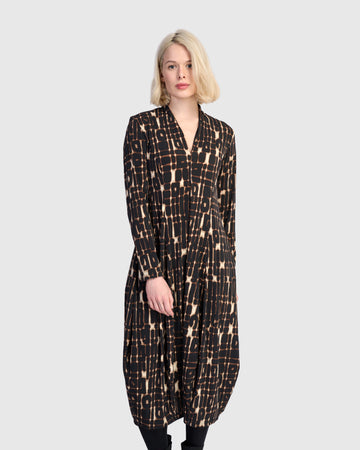 alembika-neura-cocoon-dress-ad815m-matrix-midi-kleid image 8