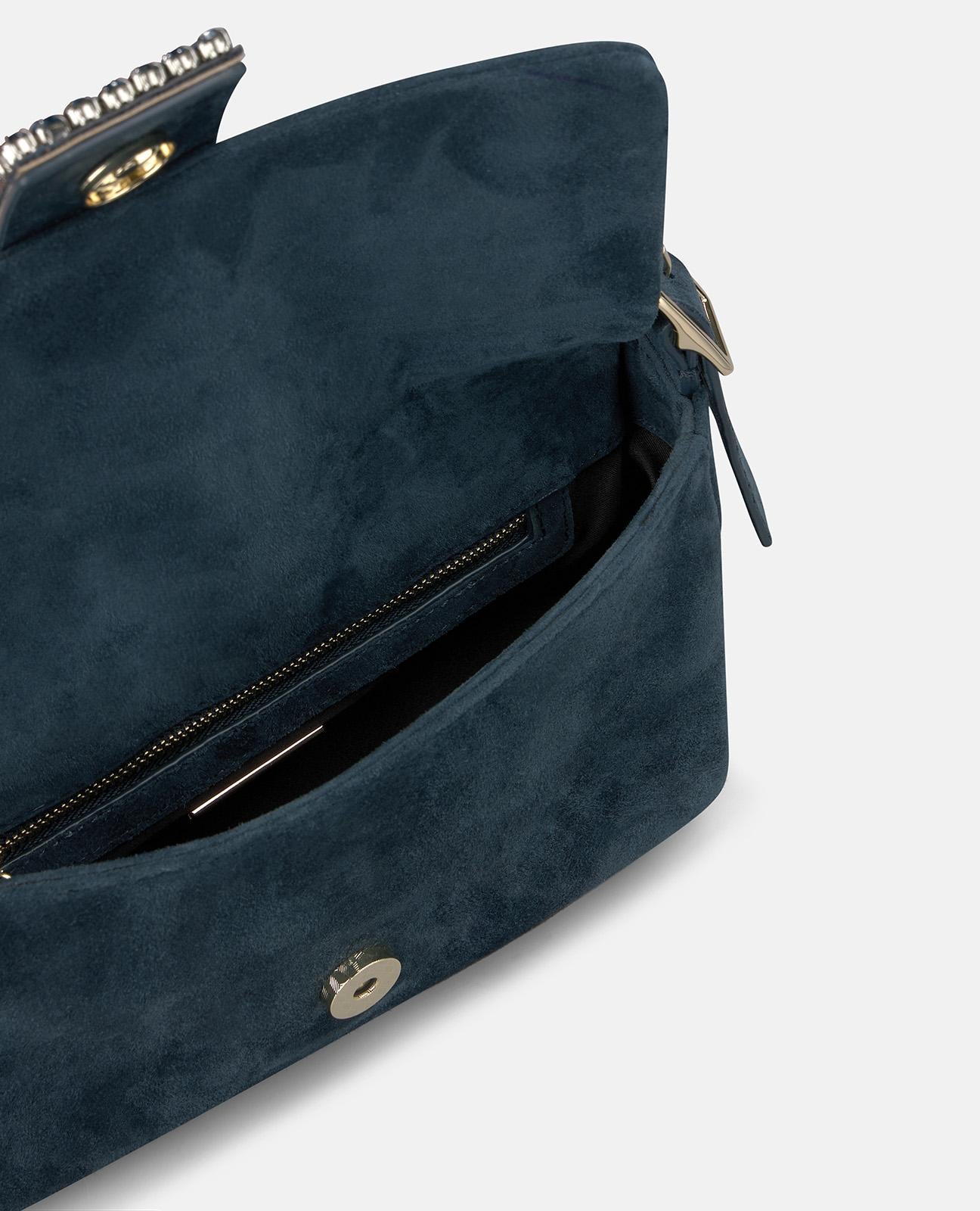 alma-en-pena-schultertasche-leder-strass-blau image 4