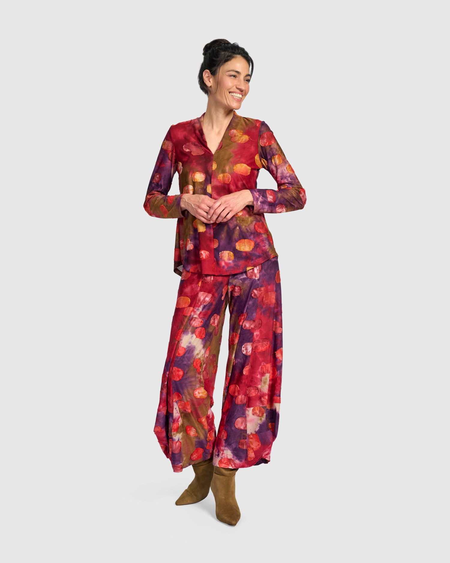 alembika-acrobat-punto-pants-berry-mix-damen-hose image 8