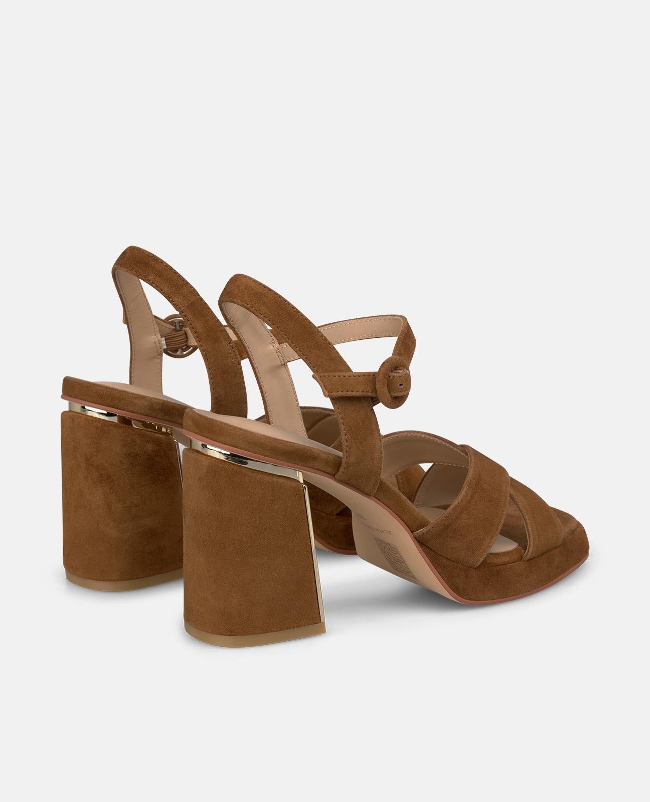 alma-en-pena-cross-strap-sandale-mit-blockabsatz-karamell image 3