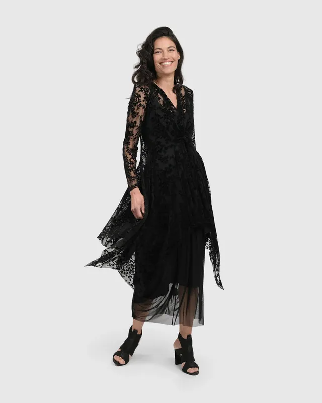 alembika-racey-lacey-tunika-top-spitze-schwarz image 1
