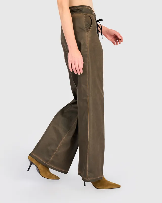 alembika-pinstripe-wide-leg-stretch-jeans-hickory image 1