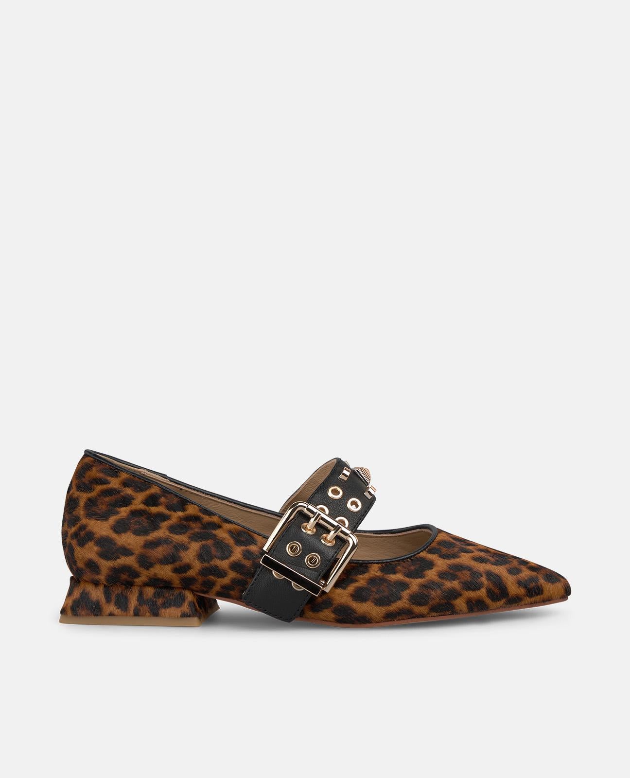 alma-en-pena-ballerinas-schnalle-spitz-braun-2-cm image 1