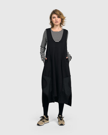 alembika-urban-arca-rmelloses-kleid-damen-schwarz image 7