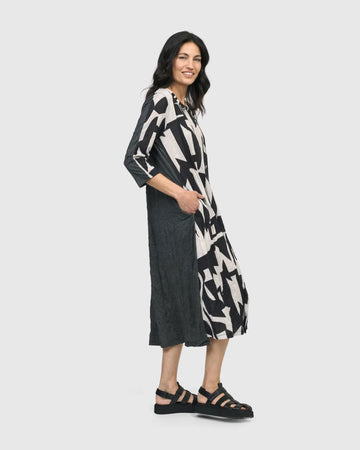 alembika-radio-midi-kleid-mono image 8