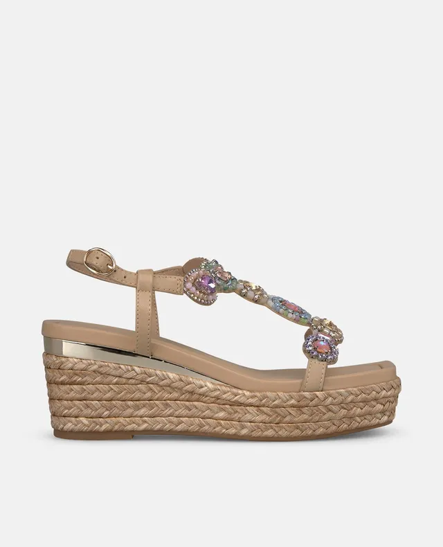 alma-en-pena-keilsandale-arena-7-5-cm-esparto-mit-strass image 1