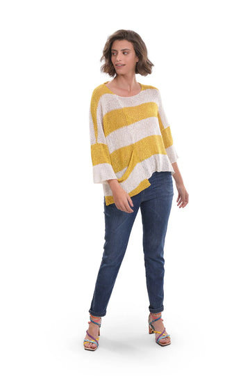 alembika-luxe-pocket-hem-pullover-yellow image 7
