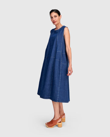 alembika-ceci-swing-kleid-denim image 4