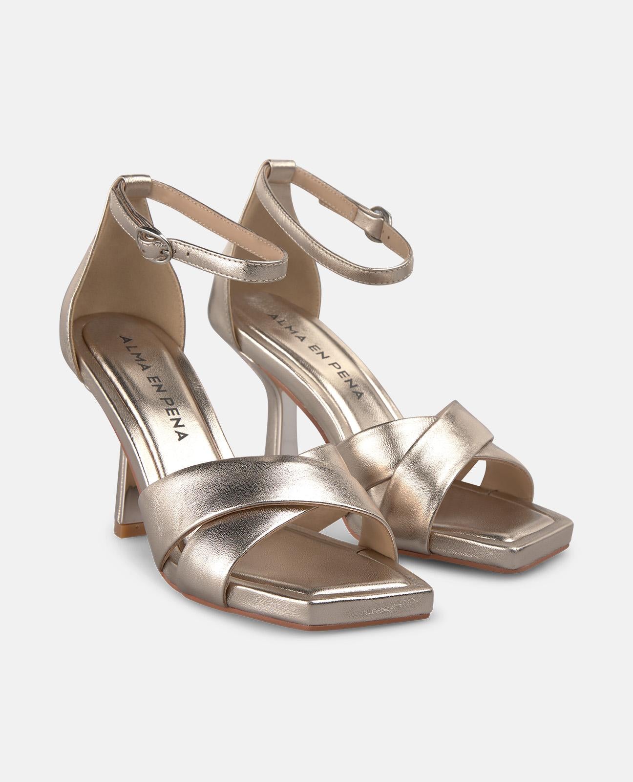 alma-en-pena-cross-strap-heel-sandal-bronze-riemchen-sandaletten-9-cm-absatz image 2