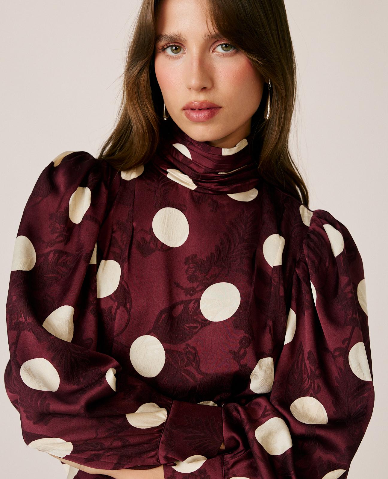 alma-en-pena-alfa-64493-jumpsuit-jacquard-bordeaux-overall-langarm image 3