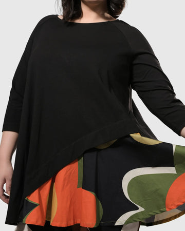 alembika-linda-flounce-tunic-top-tunika-floral image 4