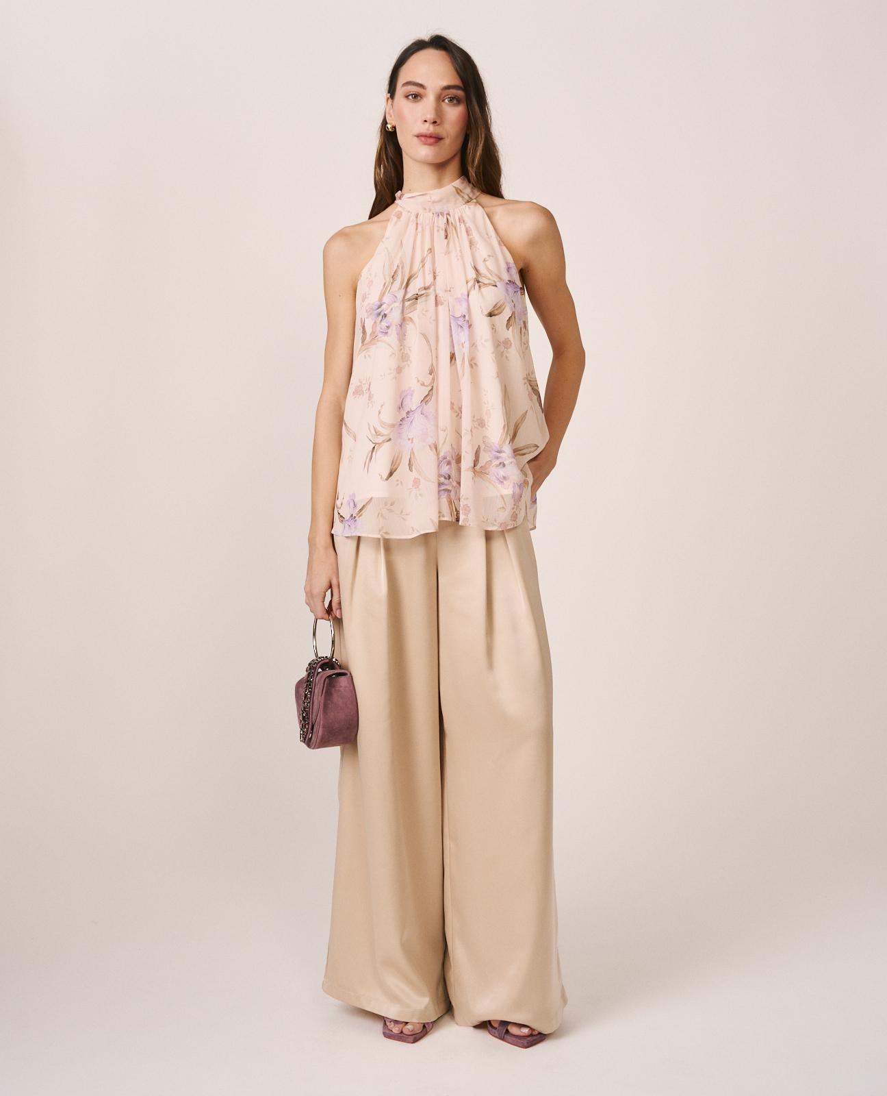 alma-en-pena-halter-blouse-chiffon-bluse-lavanda-neckholder image 2