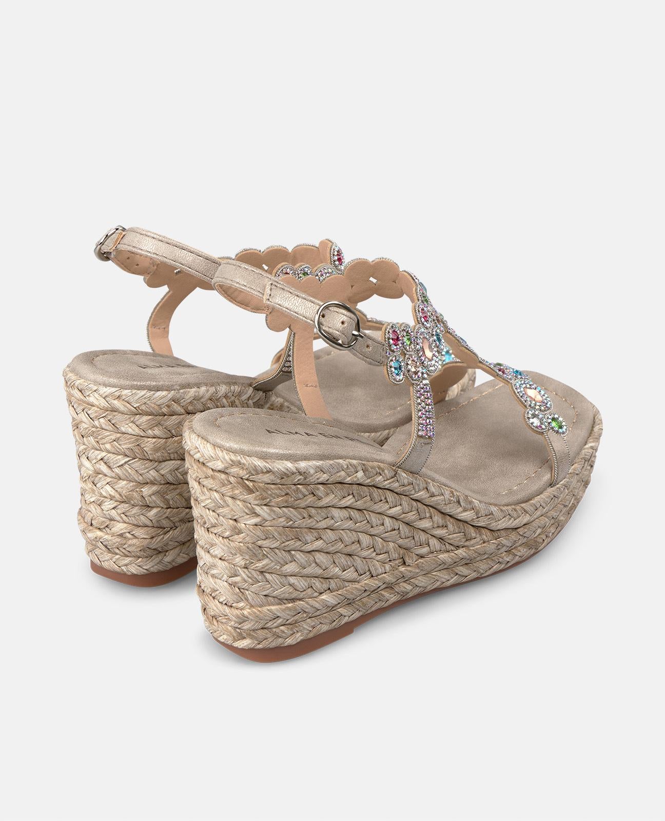 alma-en-pena-high-wedge-with-beads-keilpantolette-bronze-9-8-cm image 3
