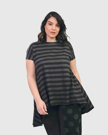 alembika-urban-hi-lo-top-stripe-baumwoll-top-mit-taschen image 5