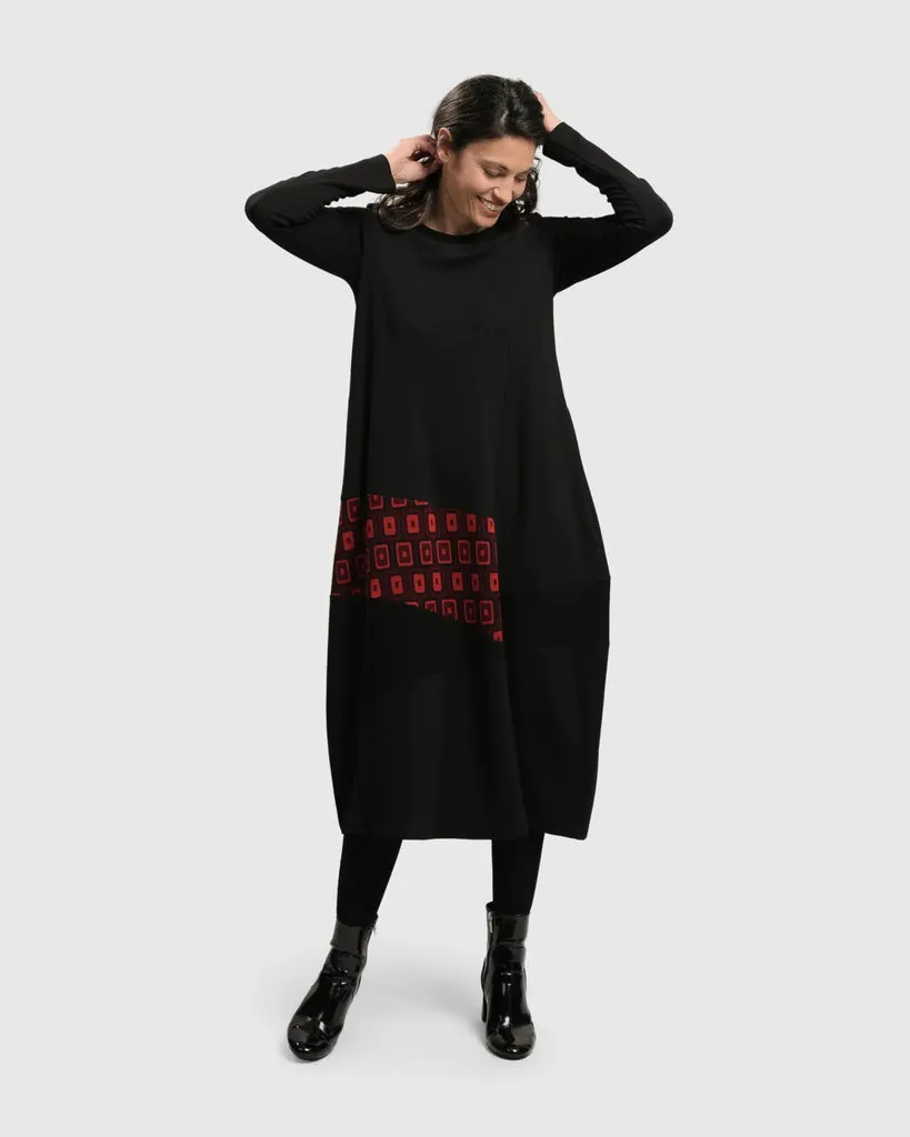 alembika-unstoppable-cocoon-kleid-rot image 1