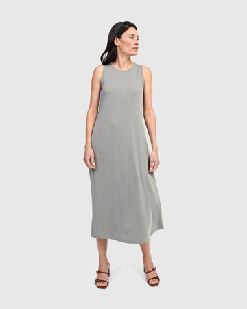 alembika-essential-sleeveless-midi-dress-midikleid-saladine image 7