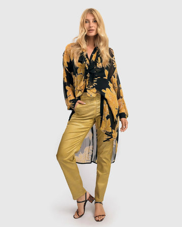 alembika-pinstripe-iconic-stretch-jeans-gold image 8