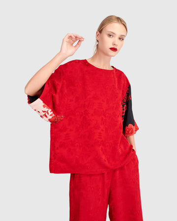 alembika-tono-boxy-top-rot-jacquard image 7
