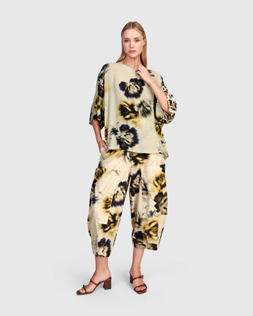 alembika-hesperide-chiffon-top-beige-floral image 4